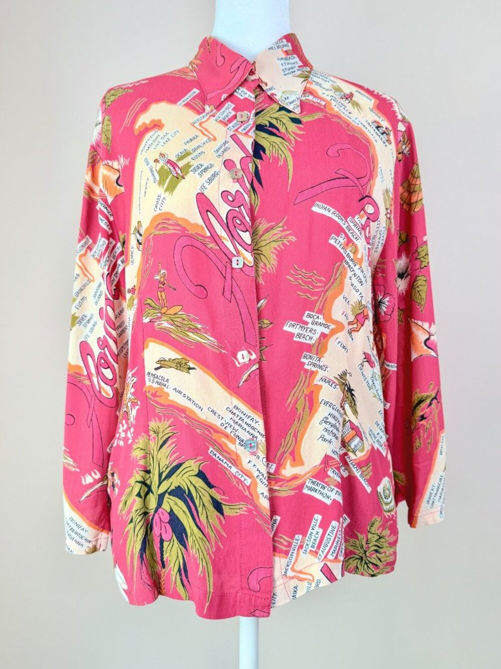 Loco Lindo Florida Pink Blouse